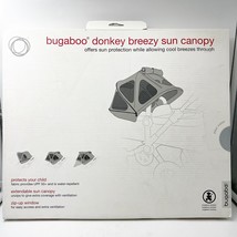 Bugaboo Donkey Breezy Sun Canopy Stroller Accessory Misty Grey - $95.00