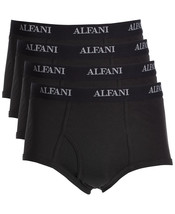 Alfani Men&#39;s Combed Cotton Underwear 5-Pack Solid Logo Briefs Black-Small - £15.97 GBP