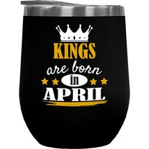 Make Your Mark Design Kings Born in April Coffee &amp; Tea Gift Mug for Birt... - $27.71