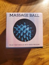 Spiky Massage Ball Best Brands Blue New - $9.89