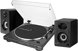 Audio-Technica AT-LP60XBT Bluetooth Stereo Turntable (Black) Bundle with... - £439.58 GBP
