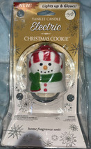 Yankee Candle Christmas Snowman Electric Home Fragrance Unit Lights Up Glows - $16.49