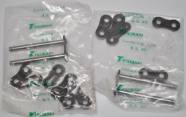 Lot of 2 Tsubaki RS40-3 Connecting Links - New in Sealed Bags - $19.79