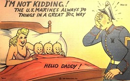 Vintage Postcard, Humorous, WWII, GI, fertile, circa 60s, Calumet MI 74475 - £6.33 GBP