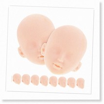 EcoRevive 10pcs Sustainable Doll Heads - Innovative Makeup Practice &amp; Re... - $39.59