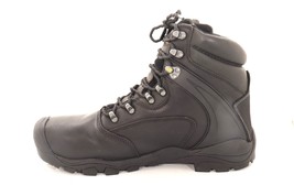 Keen Louisville 6&quot; WP Work Boots Steel Toe Black Lace Up Size 14 D ($) - £134.94 GBP