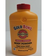 Gold Bond Medicated Body Powder WITH TALC Original Strength 4 oz New Sealed - $24.43 CAD