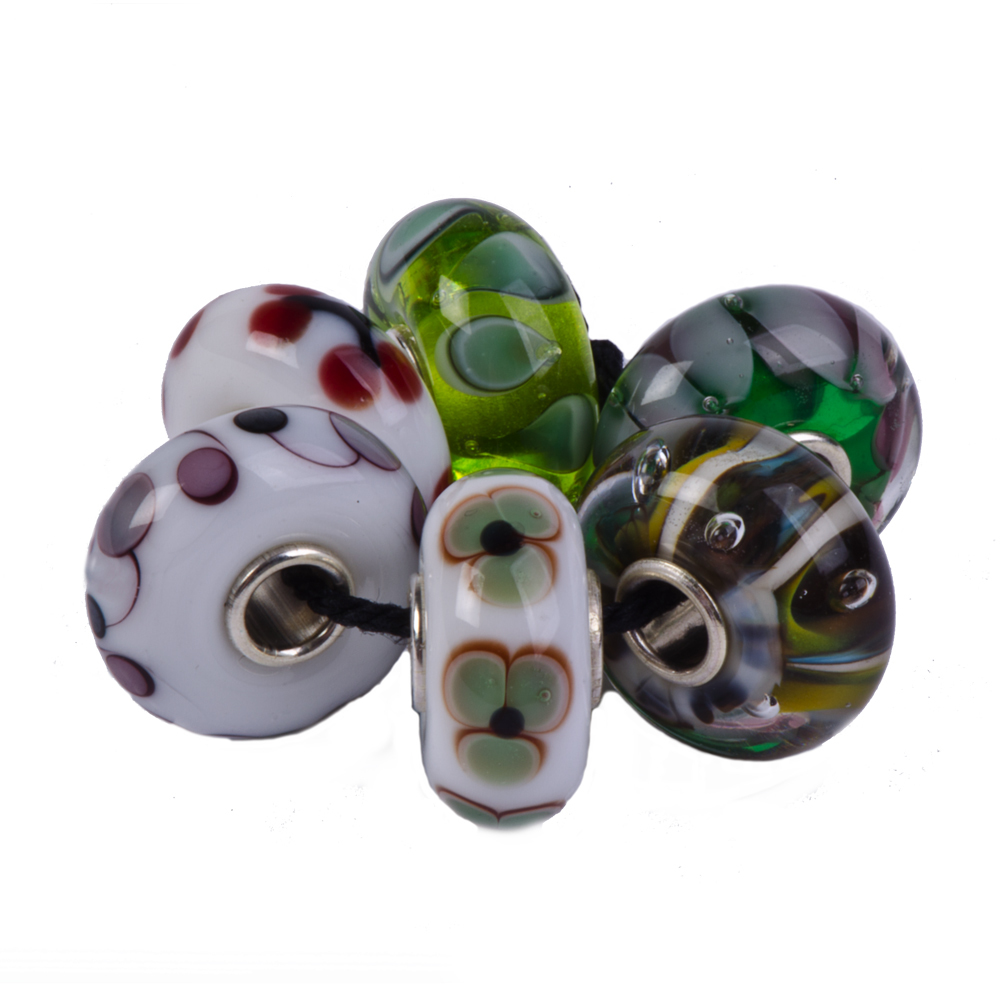 Primary image for Authentic Trollbeads Glass 64603 Christmas in Australia, Kit-6 RETIRED