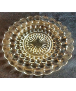 Clear Glass Serving Platter Bubble Pattern Anchor Hocking Collectible - £18.82 GBP