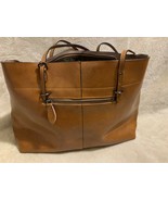 F-ZONE Women&#39;s Genuine Leather Tote Shoulder Bag Handbag (Brown) - £66.48 GBP