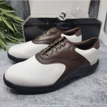 New FootJoy | Greenjoys Brown White Golf Shoes, mens size 11.5M - £59.79 GBP
