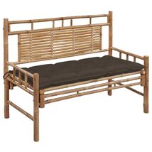 Garden Bench Taupe Bamboo Large Durable Garden Bench - €157,37 EUR