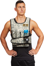 20LBS Adjustable Weighted Vest with Shoulder Pads Option for Men and Wom... - £40.72 GBP
