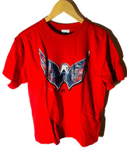 Majestic Juventud Washington Capitales Camiseta Manga Corta Rojo XL - £11.86 GBP