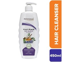 Patanjali Kesh Kanti Anti-Dandruff Hair Cleanser Shampoo, 450ml (Pack of 1) - £23.45 GBP
