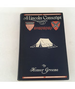 Vintage HC book A Lincoln Conscript by Homer Greene the  American civil war - $21.73