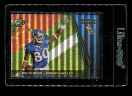 2010 Press Pass National Leaders Gold 5/100 Dezmon Briscoe #71 Rookie RC - $4.94