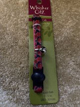 Whisker City Cat Specialty Collar Pink Roses W/Bell Adjustable 8-12” - $7.92