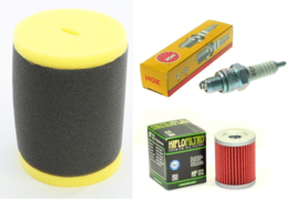 Tune up Kit Oil + Air Filter Spark Plug - 88-02 Suzuki QuadRunner LTF 25... - $23.97