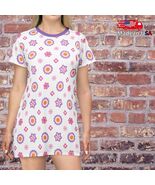 Cute Flowers T Shirt Dress Beach - $43.90+