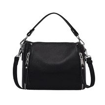 Fashion Trendy Luxury Bucket Soft Genuine Leather 100% Shoulder Bag Women Casual - £39.47 GBP