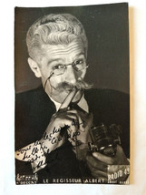 Stage Director Alberto – Piedra Patio - Signed &amp; Dedicated Photo - C.1950 - $150.00