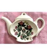 Portmeirion Botanic Garden Tea Bag Holder Spoon Rest 5 7/8 in Rhododendr... - $187.97 MXN