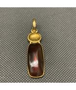 Vintage Liz Clairborne LC Gold Tone Pendant Charm Estate  Fashion Jewelr... - $12.86