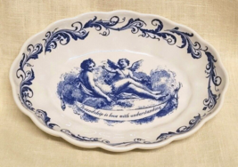 Spode Friendship Is A Love With Understanding Candy Dish 6&quot; Long - $12.95