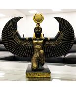 Large Kneeling Winged Isis Statue 20&quot;Long Egyptian Goddess Of Motherhood... - €85,86 EUR