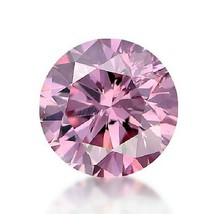 Pink Diamond Gem Round Cut Shape African Faceted Natural Mini Stud Tiny 1.5mm - £39.65 GBP