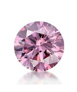 PINK DIAMOND GEM ROUND CUT SHAPE AFRICAN FACETED NATURAL MINI STUD TINY ... - $49.45