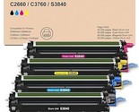 331-8434 Black Cyan Magenta Yellow Drum Unit Compatible With Dell S3840C... - £342.09 GBP