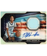 MIKEL BROWN JR 2023-24 Topps Chrome Overtime Elite Rookie Jersey Auto - $518.21 MXN
