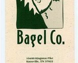 Aspen Bagel Menu Kingston Pike Knoxville Tennessee 1990&#39;s - £13.95 GBP