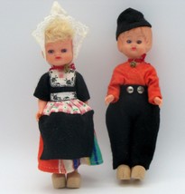 Vintage Souvenier Netherlands Dolls Boy and Girl - $7.99