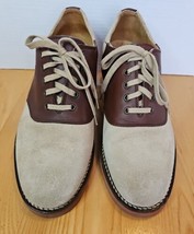 Vintage Tommy Hilfiger Adult Suede Leather Oxford Golf Shoe Mens 11.5 M - £47.36 GBP