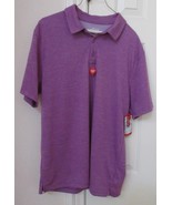 BCG Men&#39;s Golf UTILITY MELANGE GOLF POLO Willowherb Melange LARGE New w/... - $330.48 MXN