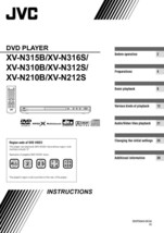 JVC XV-N210B XV-N212S XV-N310B DVD Player Owners Instruction Manual Reprint - £16.84 GBP