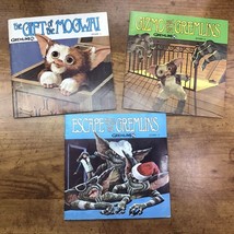 Gremlins Set 1-3 Records &amp;Books The Gift of Mogwai Escape from the Gremlins 1984 - £17.54 GBP