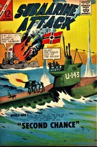 Submarine Attack #46  Charlton Comic World War 1, Second Chance, Silver ... - $15.00