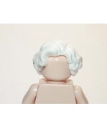 SLK White Wavy Hair Piece for Custom Minifigure Toy For Gift  - $9.02 CAD