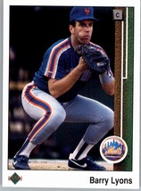 1989 Upper Deck 176 Barry Lyons  New York Mets - £0.77 GBP