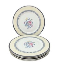 2000 ROYAL DOULTON 5 Accent Luncheon Plates Canterbury H5281 England Bone China - £47.74 GBP