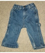 Cute Osh Kosh Bgosh 12 Months Carpenter Jeans Pants Elastic Waist - $13.63 CAD