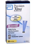 50 Precision Xtra #99728 Blood Glucose Test Strips Exp:10/31/2024 + No C... - $69.18