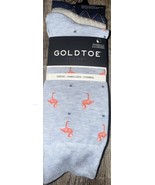 Gold Toe ~ 3-Pair Crew Socks Casual Rayon Blend ~ Shoe Size 6-12.5 - $18.94 CAD