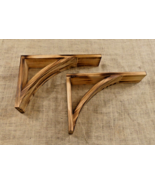 4 Large Corbels Shelf Bracket Support Mantle 12&quot; X 8&quot; X 2 1/2&quot; Farmhouse... - $89.99