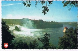 Switzerland Postcard Rhinefall La Chute du Rhin - $2.96