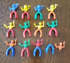 Vintage Cowboy Indian Plastic Toy Twists And Turns Interchangeable Pants... - $21.90